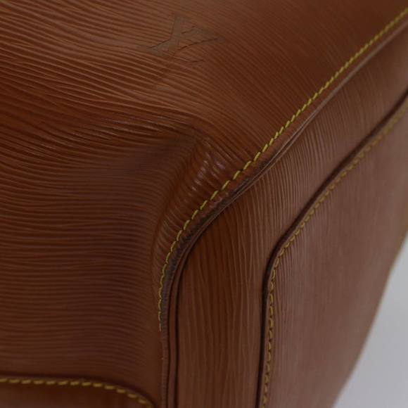 LOUIS VUITTON Epi Keepall 60 Boston Bag Brown Zipangu Gold M42948 LV Auth ki4860 - Picture 9 of 16